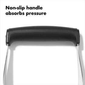 OXO Good Grips dough blender in use with bowl showcasing effortless dough blending