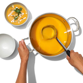 OXO Good Grips ladle helps minimize drips when serving