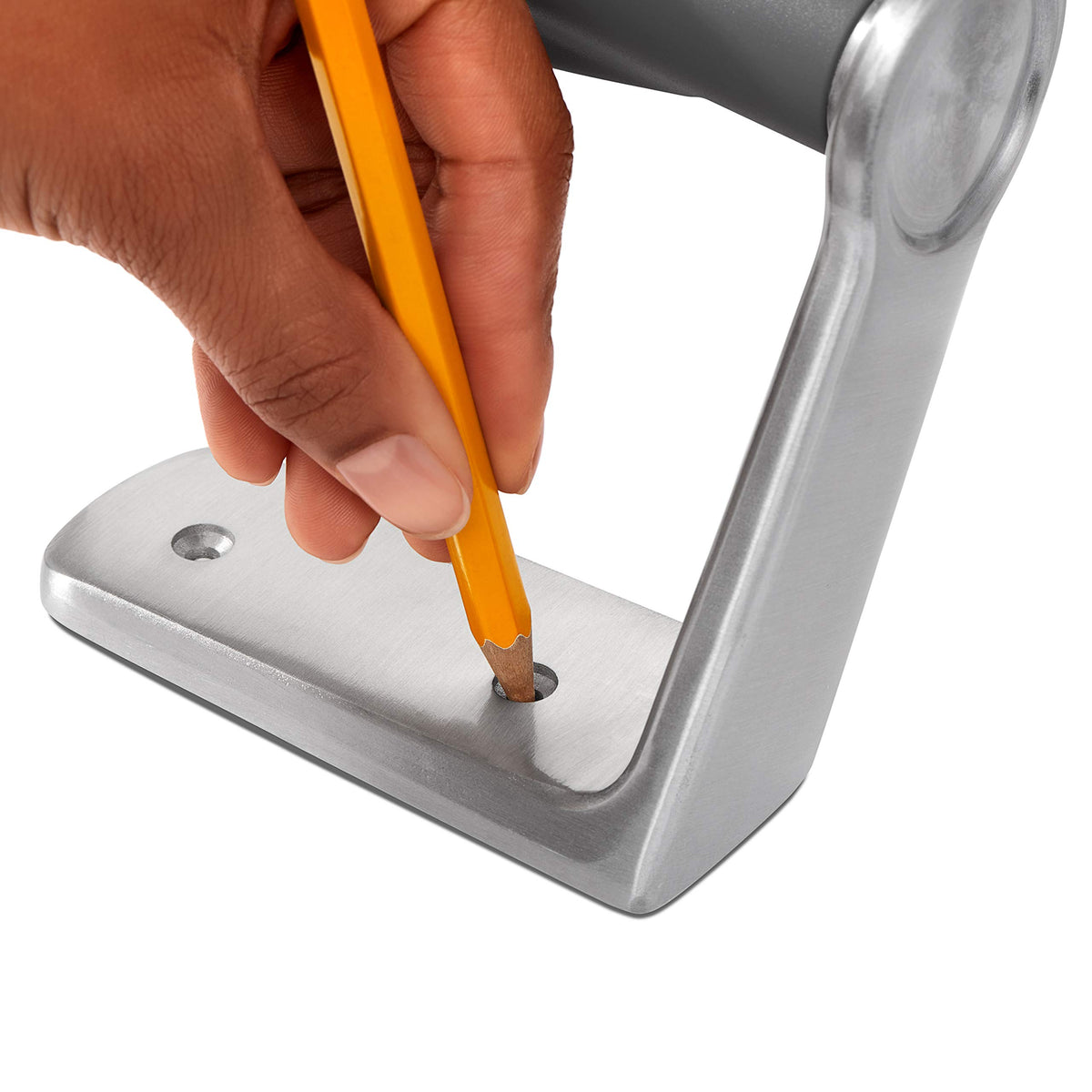 Easy-access angle for quick installation in tight spaces.