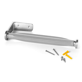 Under-cabinet or wall mounting with included screws.