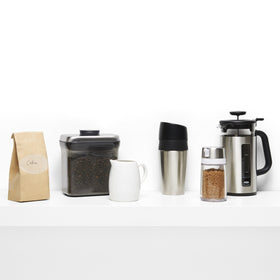 OXO Good Grips sugar dispenser front view on a clean surface
