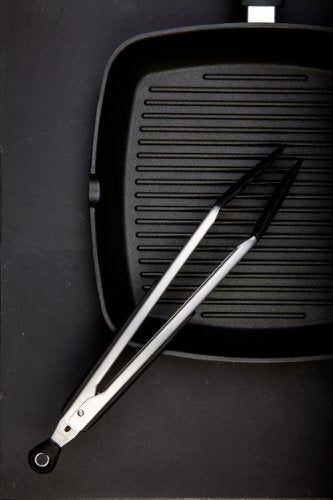 OXO Good Grips tongs with locking tab for compact storage