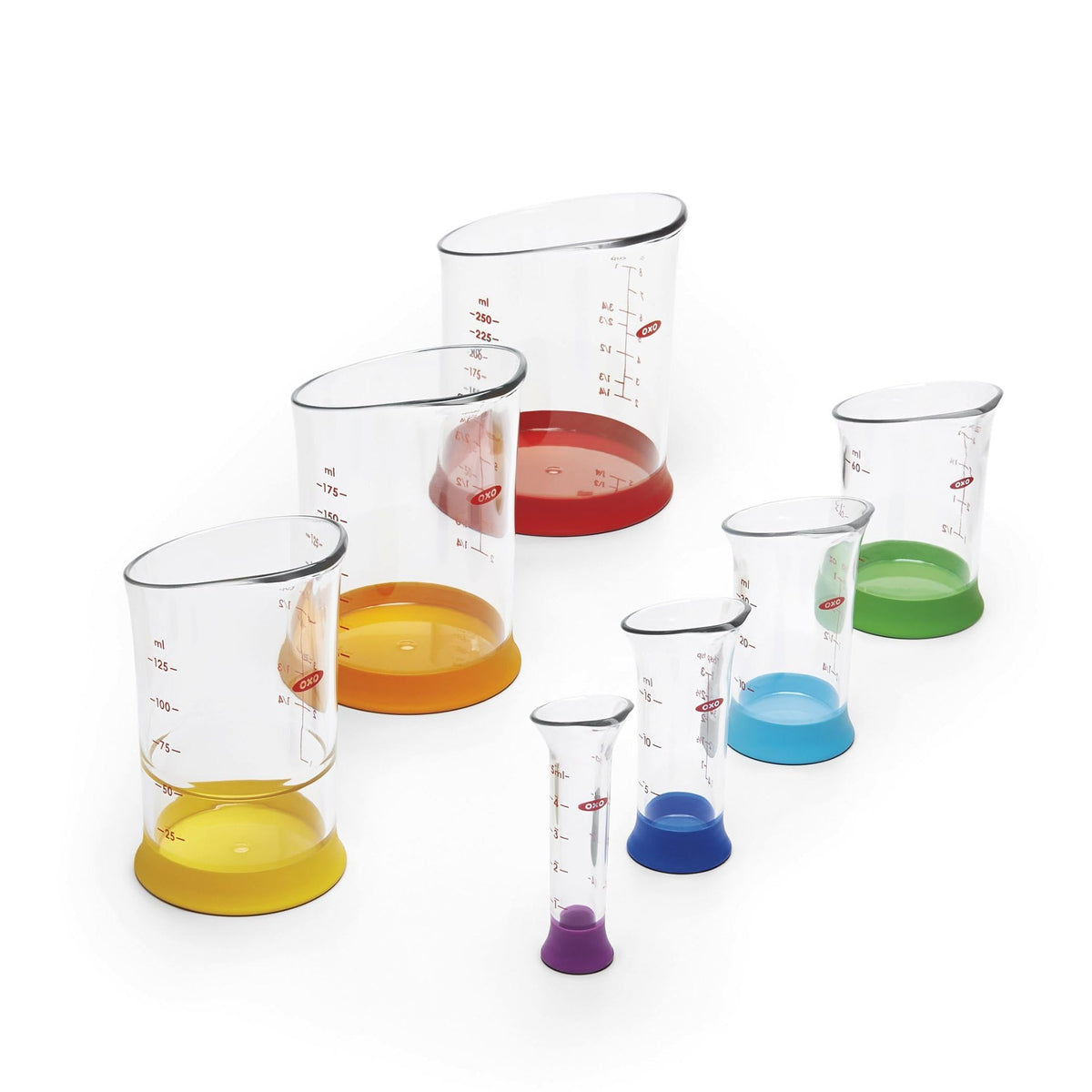 OXO Good Grips top and spout enable easy pouring.