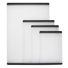 OXO Good Grips Utility Cutting Board, dishwasher safe for simple, deep cleaning.