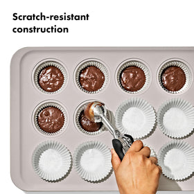 OXO Good Grips muffin pan heavy-gauge steel construction for durability