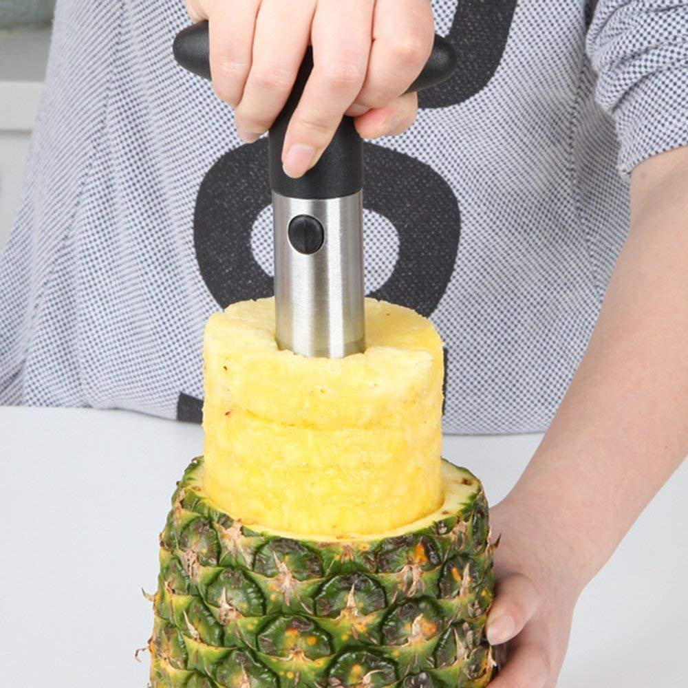 OXO corer shaft shows measurement markings to prevent piercing the bottom
