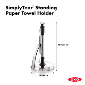 OXO SimplyTear arm enabling secure one-handed tearing.