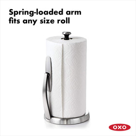 OXO SimplyTear edge remains accessible for quick towel starts.