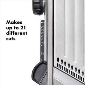 OXO SteeL Mandoline 2.0 julienne blades for uniform strips
