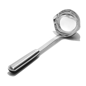 OXO Steel Ladle with dual pour spouts for both hands.