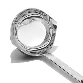 OXO Steel Ladle ideal for serving soups, stews, and sauces.