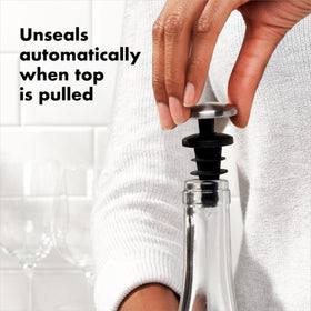 OXO SteeL stainless steel accent adds elegance