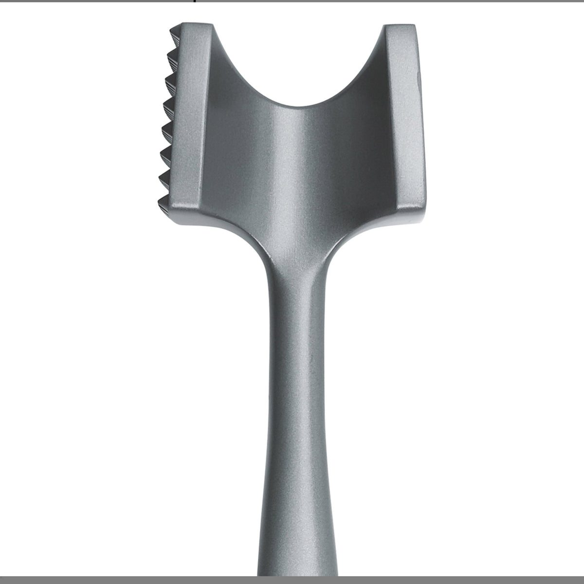 OXO SteeL tenderizer showing non-stick coating for easy cleanup