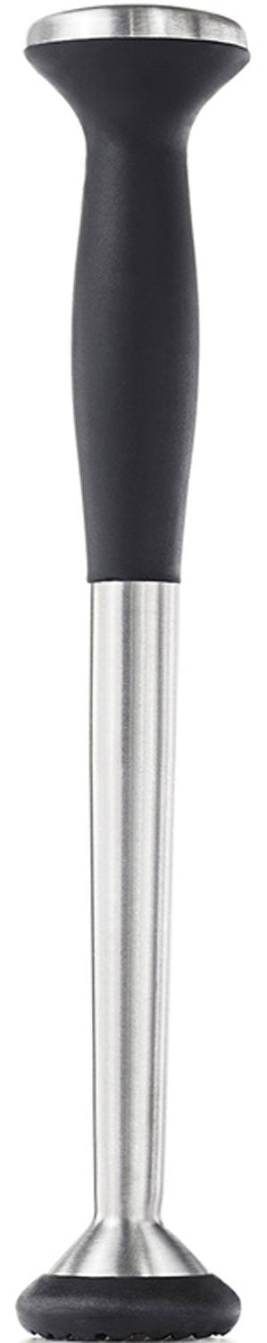 OXO Steel Muddler with die-cast body for durable herb muddling.