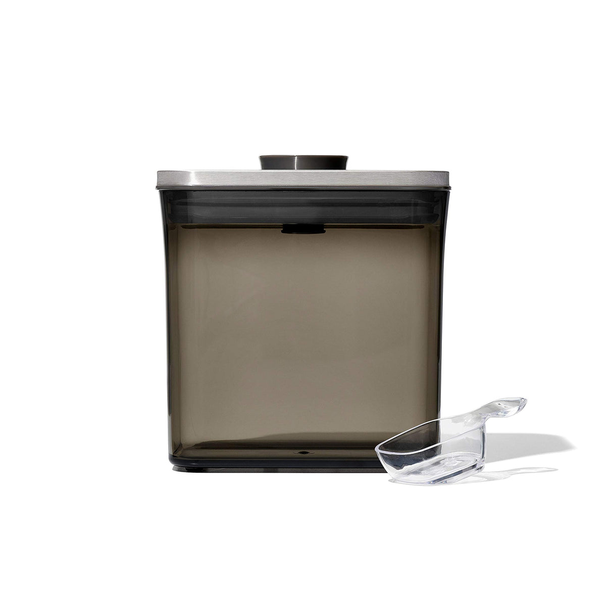 OXO POP coffee container in a modern kitchen display; easy organization.