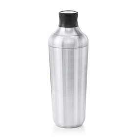 OXO Steel Single Wall Cocktail Shaker overview highlighting durable stainless steel for daily use.
