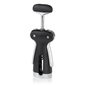 Open wine, oil, and vinegar bottles with the OXO SteeL Winged Corkscrew.