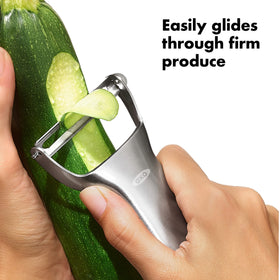 OXO Steel Y-Peeler peels potatoes smoothly and quickly