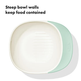 Comfortable handles and a non-slip base add stability during use