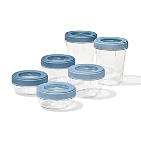 Close-up of OXO gasket seal inside the Twist & Stack lid.