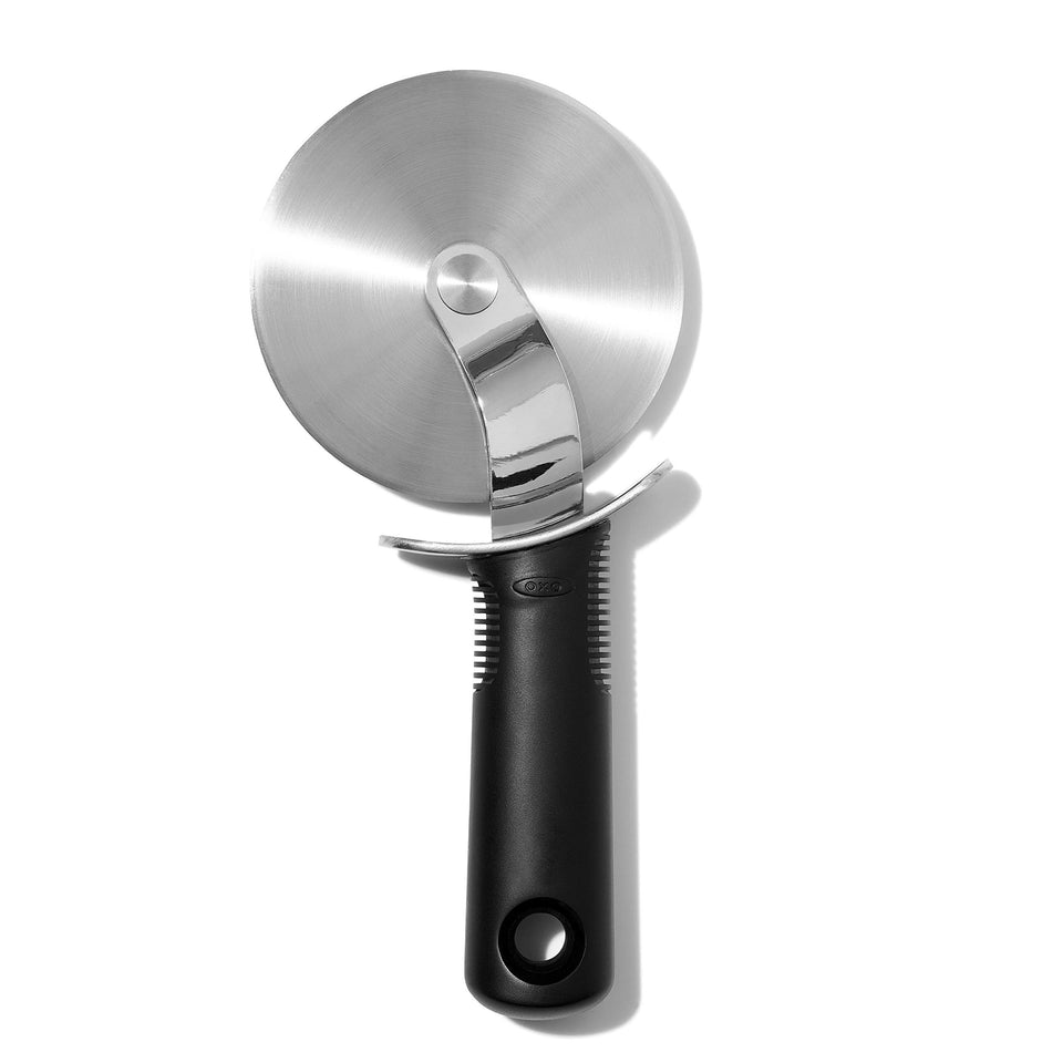 OXO Good Grips pizza wheel blade for clean cuts through thick crusts