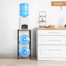 OYEAL space-saving stand fits corners and tight spaces in kitchens