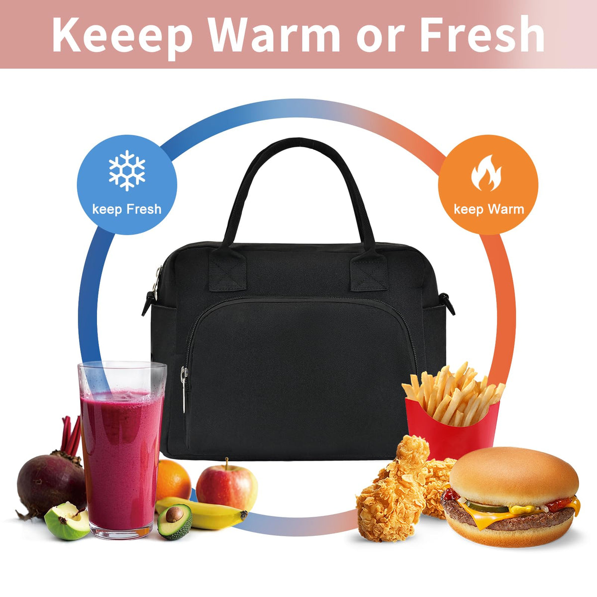 OYLOLA detachable strap lets you carry as tote, shoulder bag, or crossbody.