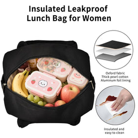 OYLOLA front-pocket keeps snacks or utensils within quick reach.