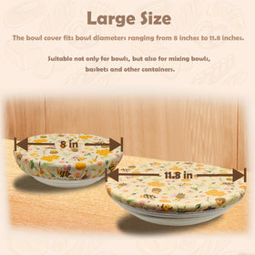 Oyrnd 12-inch elastic bowl cover sealing moisture for dough fermentation