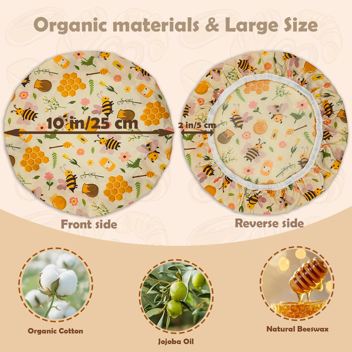 Oyrnd reusable beeswax lid reducing plastic waste in kitchen