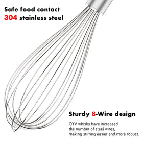 OYV 12-inch balloon whisk for large batches and sauces