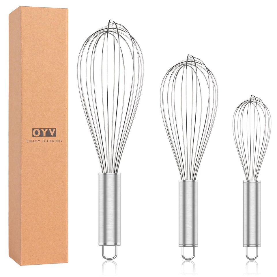 OYV 8-inch balloon whisk for quick eggs and smooth batter