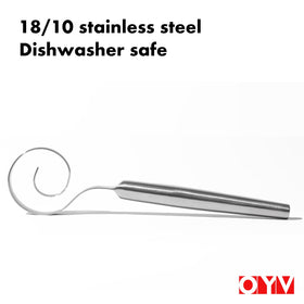 OYV dishwasher-safe dough whisk resists bending for reliable kitchen use