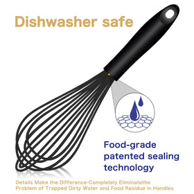 OYV dishwasher-safe whisk head for quick cleanup.