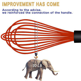 OYV whisk heat-resistant up to 480°F for high-heat whipping