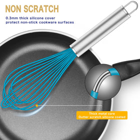 Heat resistant up to 450°F keeps sauces smooth and emulsified