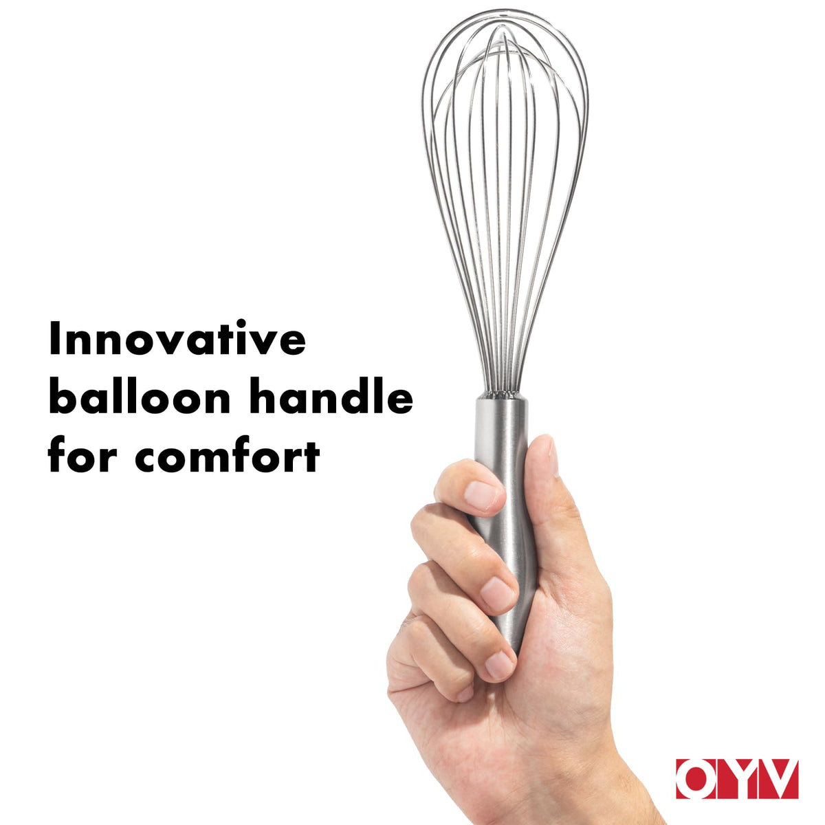 OYV whisk dishwasher-safe design makes cleaning quick and simple.