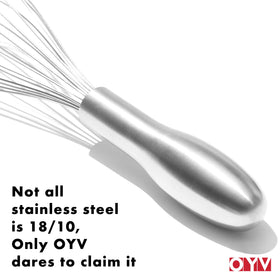 OYV whisk sealed handle connection prevents water ingress during washing.