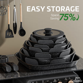 OzawaBear oven-safe up to 550°F enables stove-to-oven cooking.