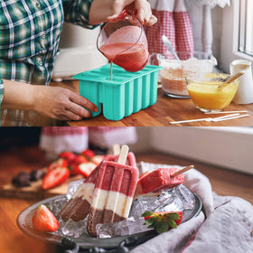 Ozera dishwasher-safe popsicle molds simplify cleaning and maintenance.