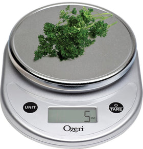 Ozeri Pronto digital scale with large weighing platform for bigger bowls and tasks