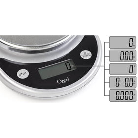 Ozeri Pronto demonstrates 0.1 g precision with variable graduation.