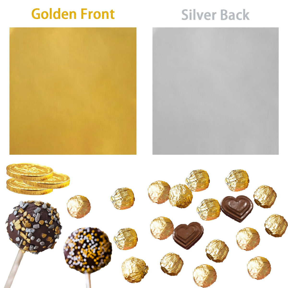 PABCK gold foil wrappers add a premium shine to confections