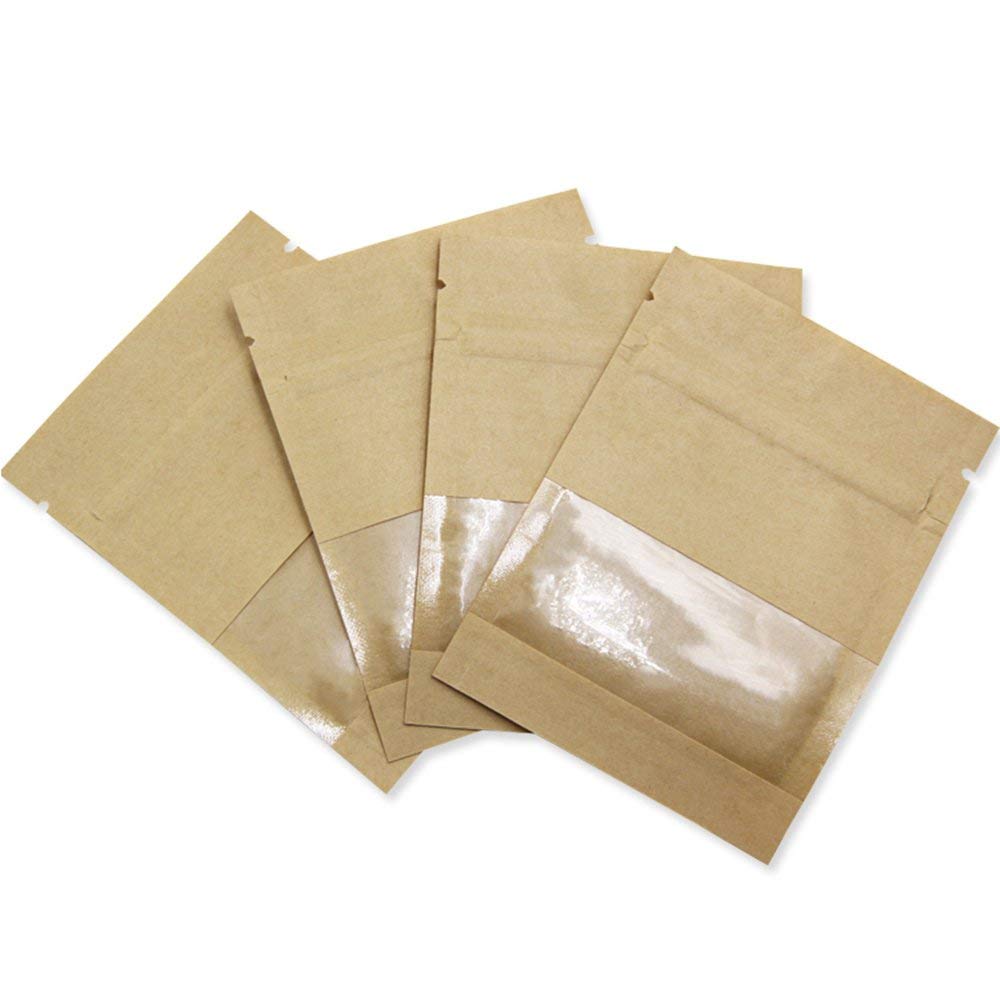 PABCK heat-seal capable pouches with tear notches enable easy opening.