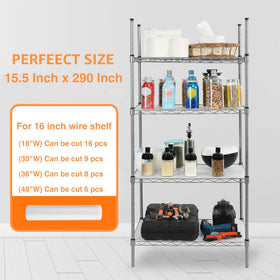 PaBUSIOR shelf liner for kitchens and pantries keeps surfaces clean.