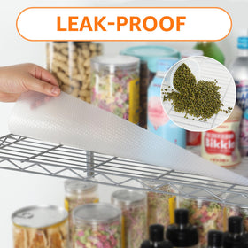 PaBUSIOR shelf liner, leak-proof design prevents items from slipping.