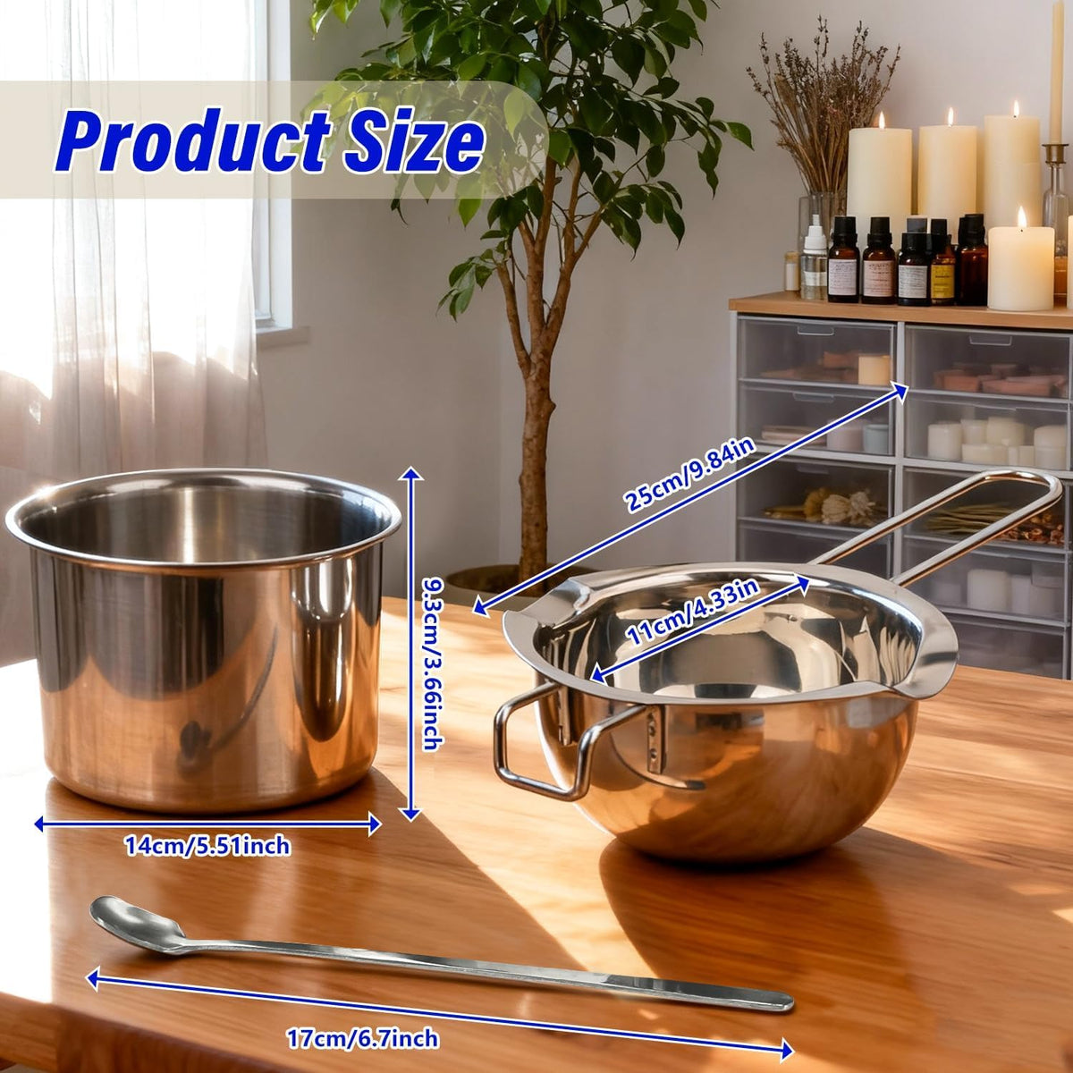 Pachsi inner melting pot for precise wax melting in small batches.