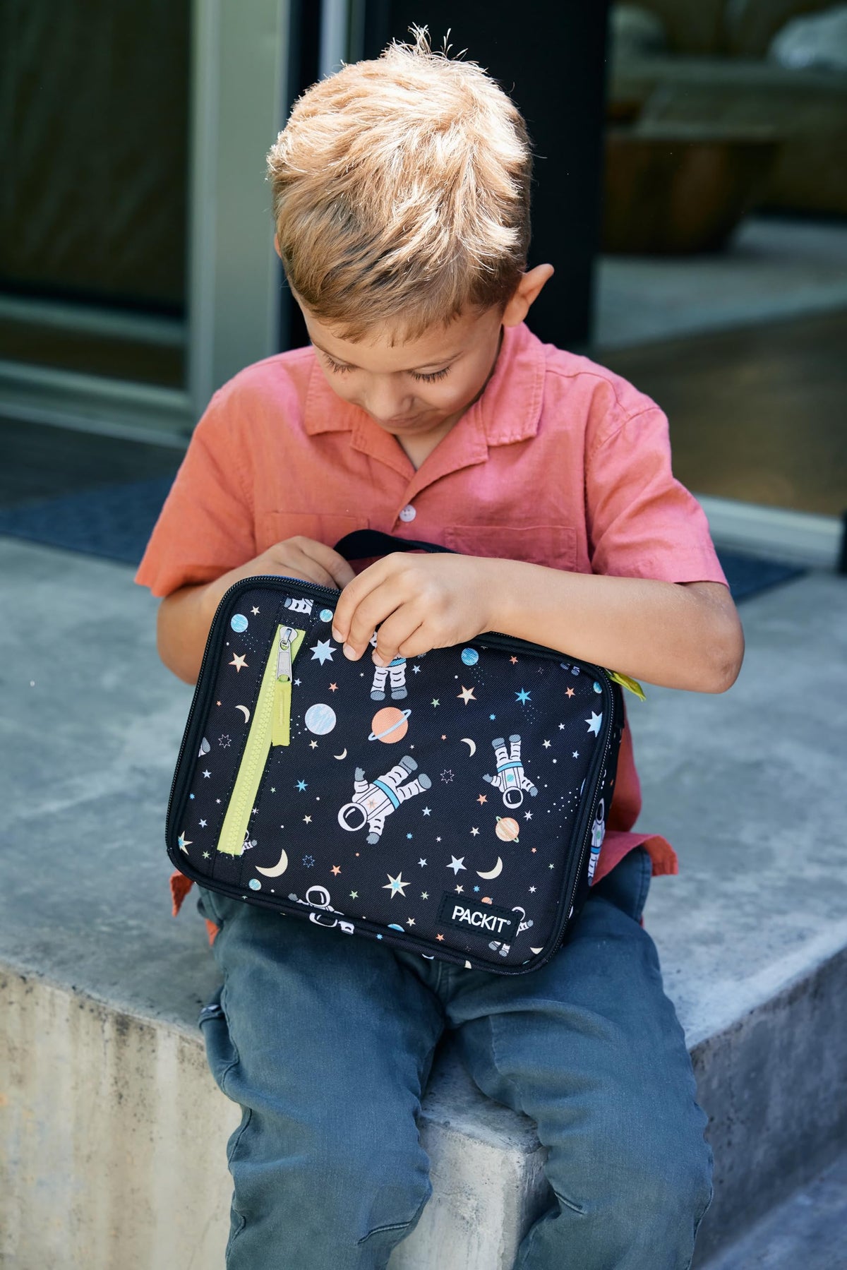 PackIt fits a full meal and a 12 oz drink for convenient daily meals