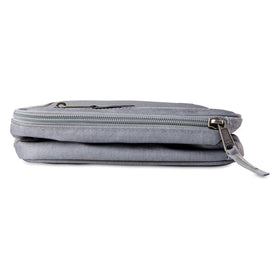 PackIt Freezable Classic Lunch Box Gray Fog | EcoFreeze Technology, Collapsible & Reusable for Work Lunches