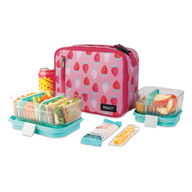 PackIt interior Eco-friendly gel lining keeps contents cool.